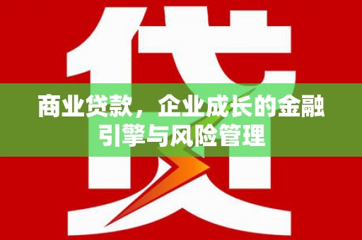 裕民商业贷款，企业成长的金融引擎与风险管理