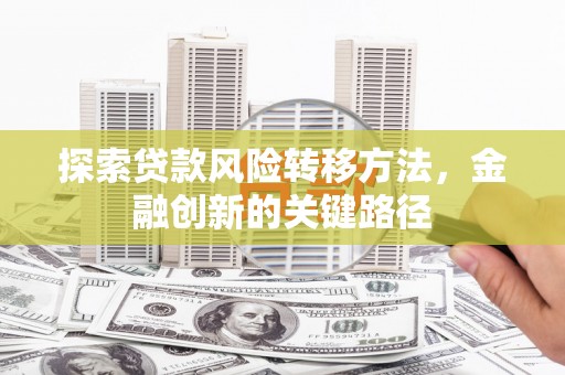 裕民探索贷款风险转移方法，金融创新的关键路径