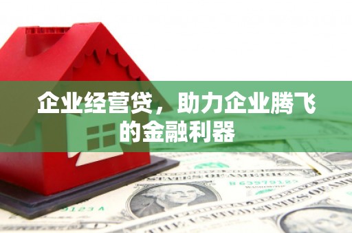 裕民企业经营贷，助力企业腾飞的金融利器