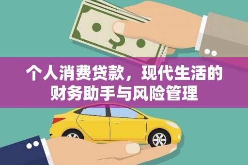 裕民个人消费贷款，现代生活的财务助手与风险管理