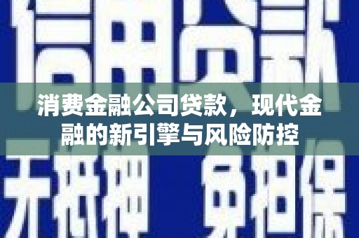 裕民消费金融公司贷款，现代金融的新引擎与风险防控