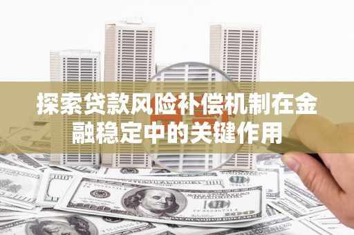 裕民探索贷款风险补偿机制在金融稳定中的关键作用