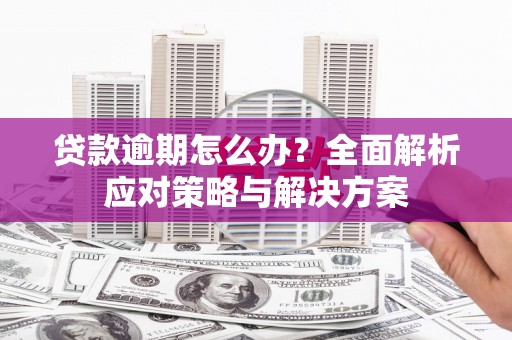 裕民贷款逾期怎么办？全面解析应对策略与解决方案