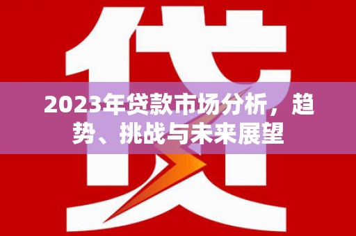 裕民2023年贷款市场分析，趋势、挑战与未来展望