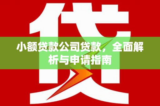 裕民小额贷款公司贷款，全面解析与申请指南