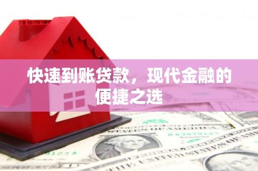 裕民快速到账贷款，现代金融的便捷之选