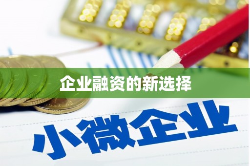 裕民企业融资的新选择