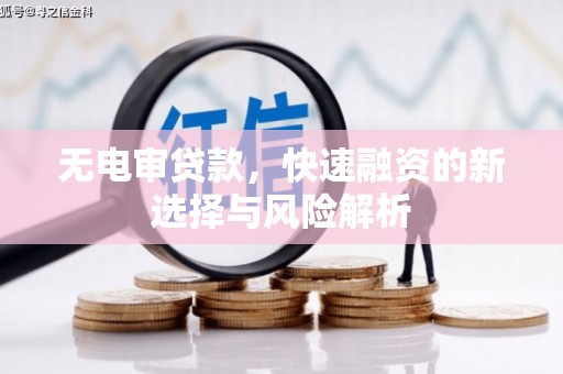 裕民无电审贷款，快速融资的新选择与风险解析