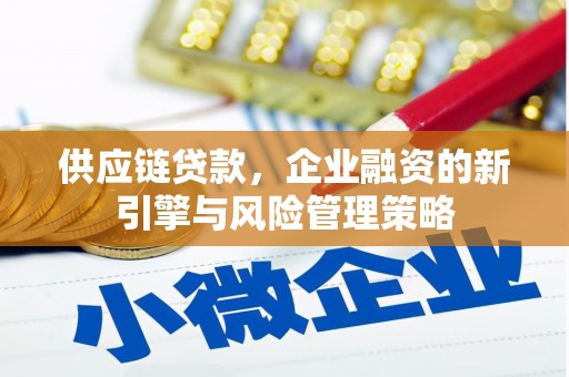 裕民供应链贷款，企业融资的新引擎与风险管理策略