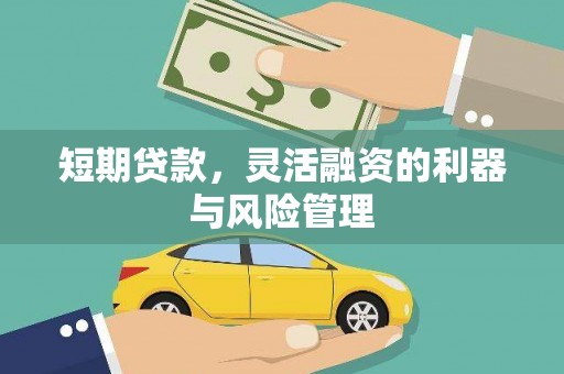 裕民短期贷款，灵活融资的利器与风险管理
