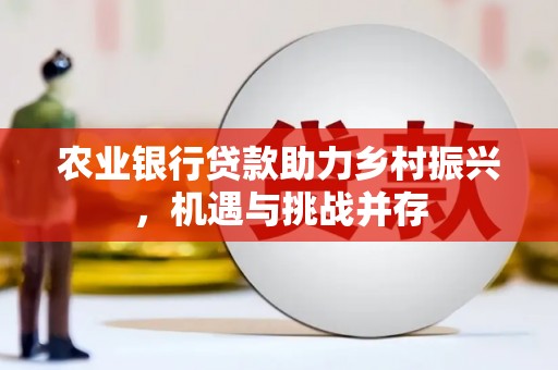 裕民农业银行贷款助力乡村振兴，机遇与挑战并存