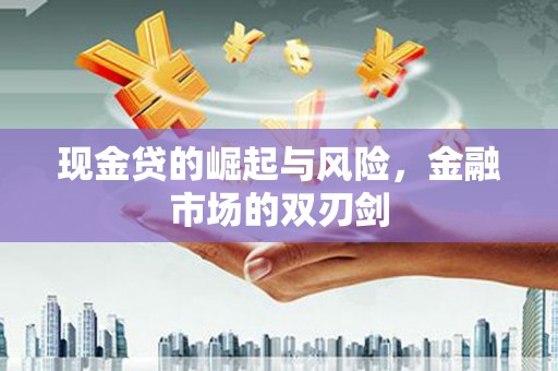 裕民现金贷的崛起与风险，金融市场的双刃剑