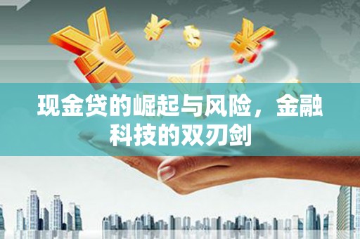 裕民现金贷的崛起与风险，金融科技的双刃剑
