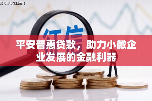 裕民平安普惠贷款，助力小微企业发展的金融利器