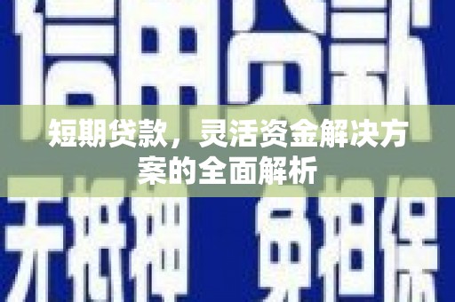 裕民短期贷款，灵活资金解决方案的全面解析