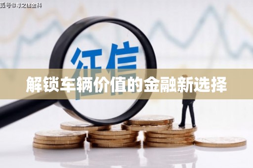 裕民解锁车辆价值的金融新选择