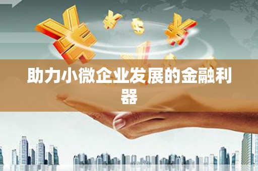裕民助力小微企业发展的金融利器