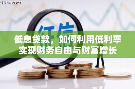 裕民低息贷款，如何利用低利率实现财务自由与财富增长